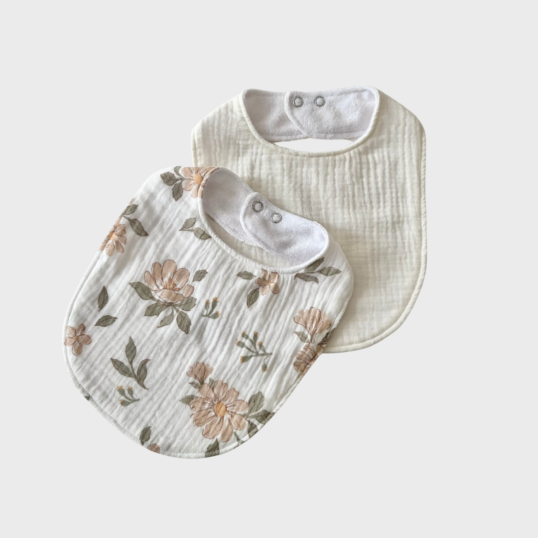 Baby Bibs - Pack of 2 - Floral