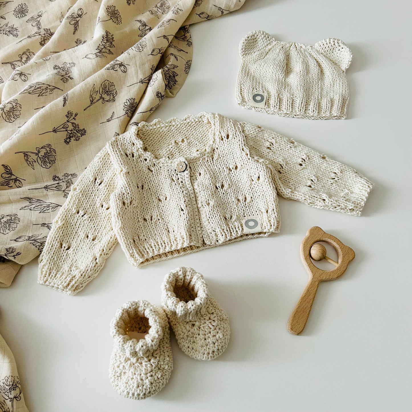 Pointelle Cardigan - Vanilla