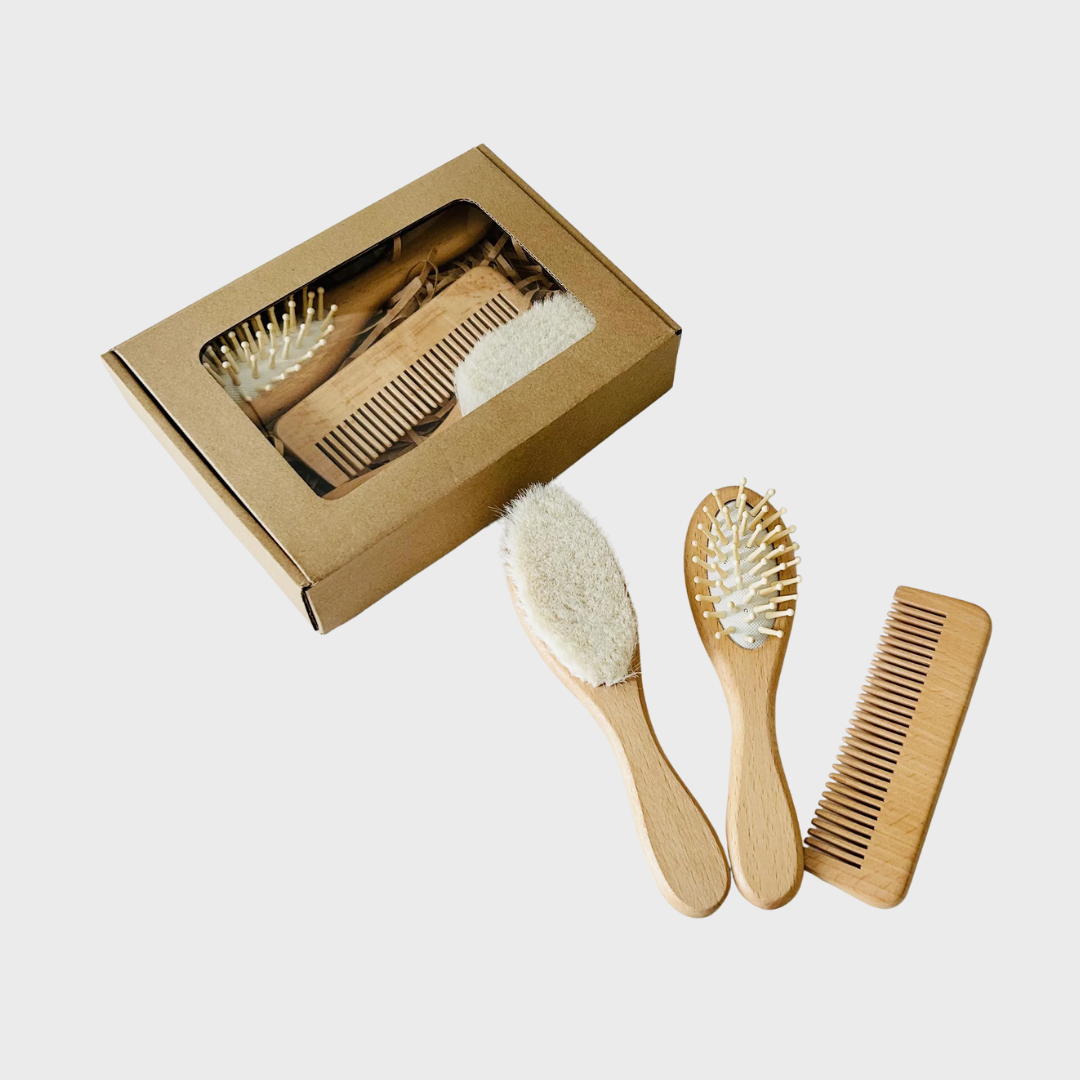 Hair Brush Set - 3-Piece