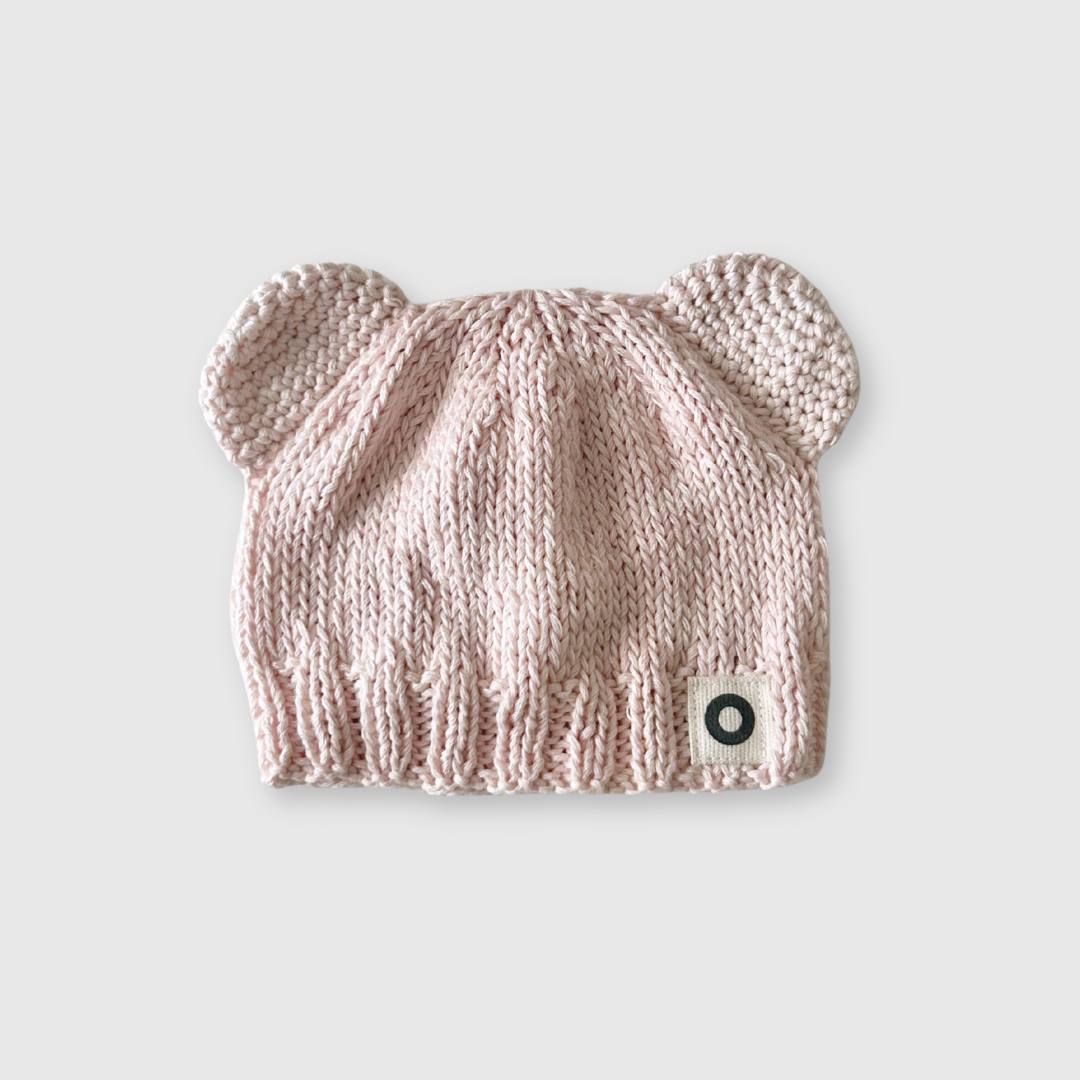 Bear Beanie - Blush