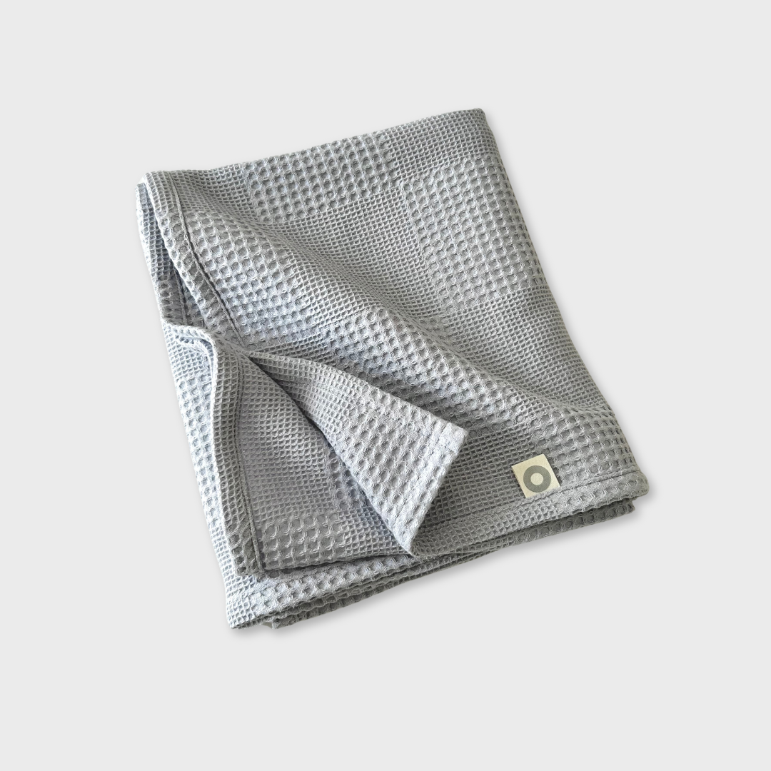 Waffle Blanket - Grey