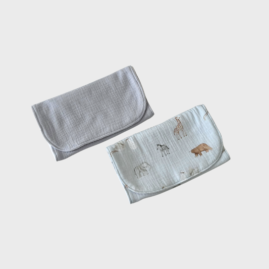 Burp Cloths - Pack of 2 - Farm Animals