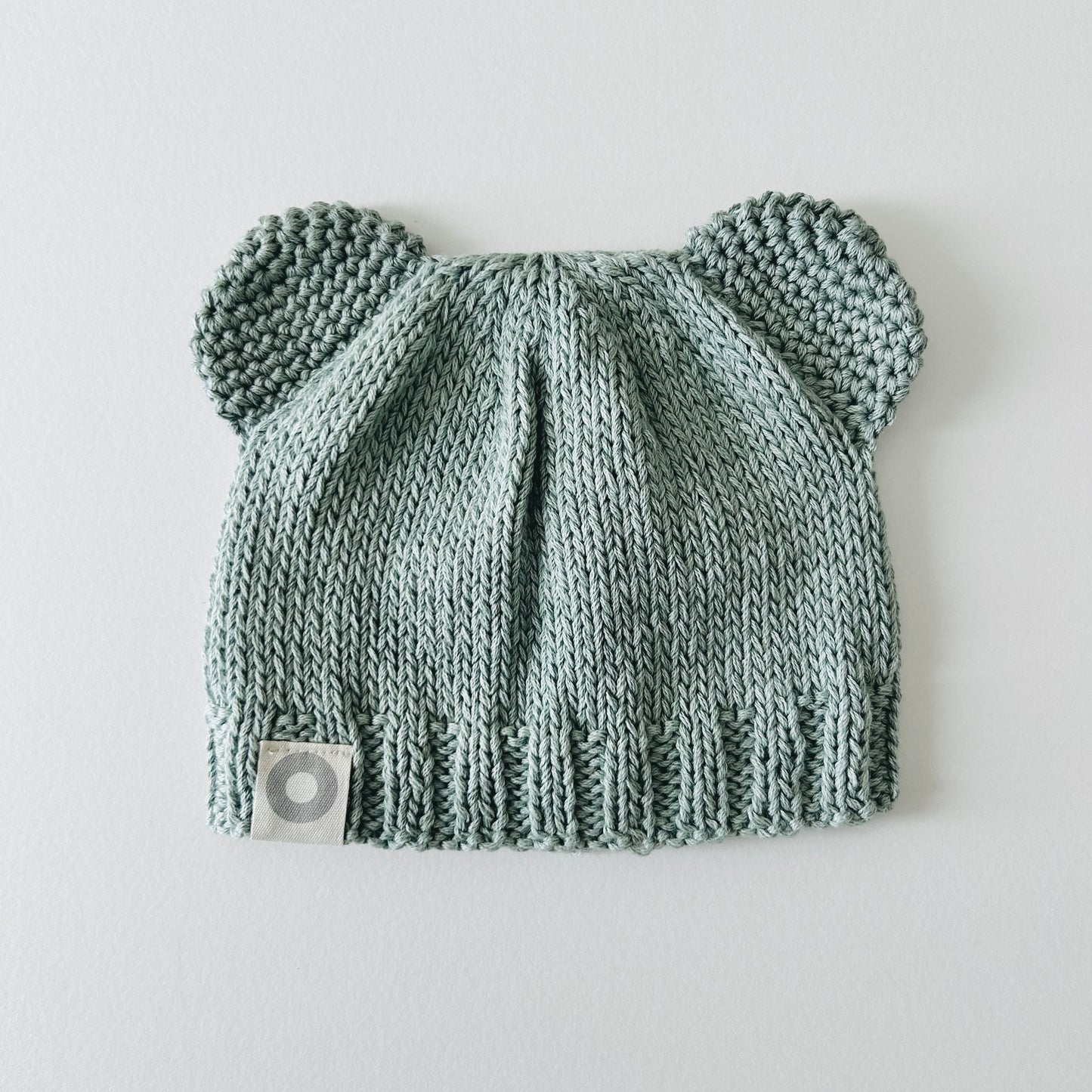 Bear Beanie - Pale Olive