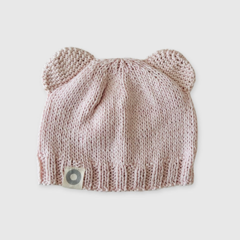 Bear Beanie - Blush