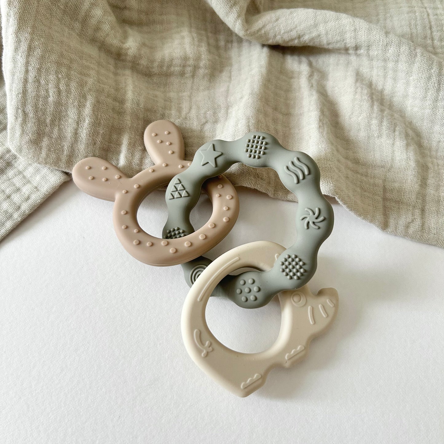 Silicone Teething Toy - Bunny