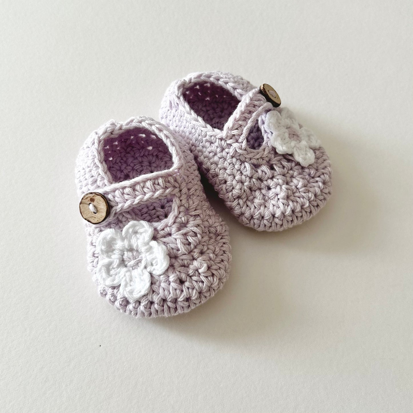 Daisy Bootees - Lilac