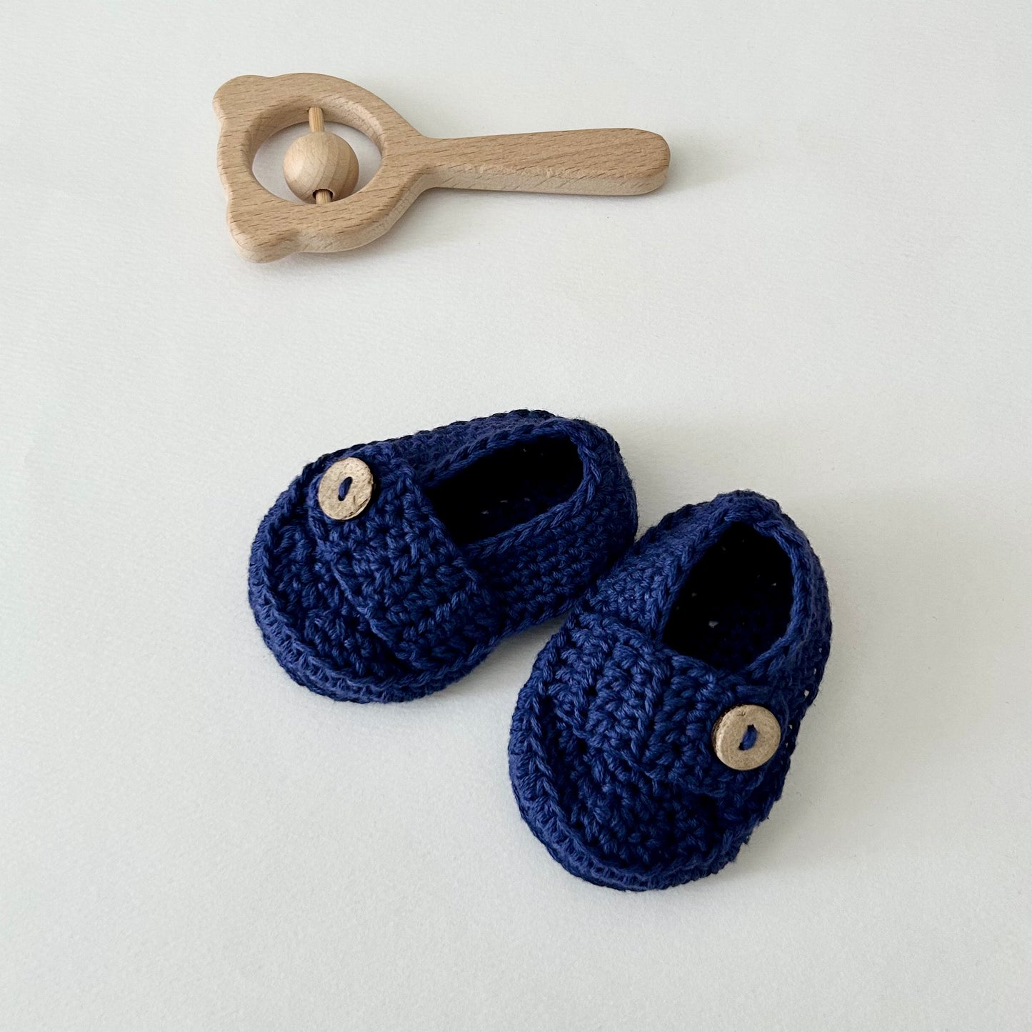 Loafer Bootees - Navy