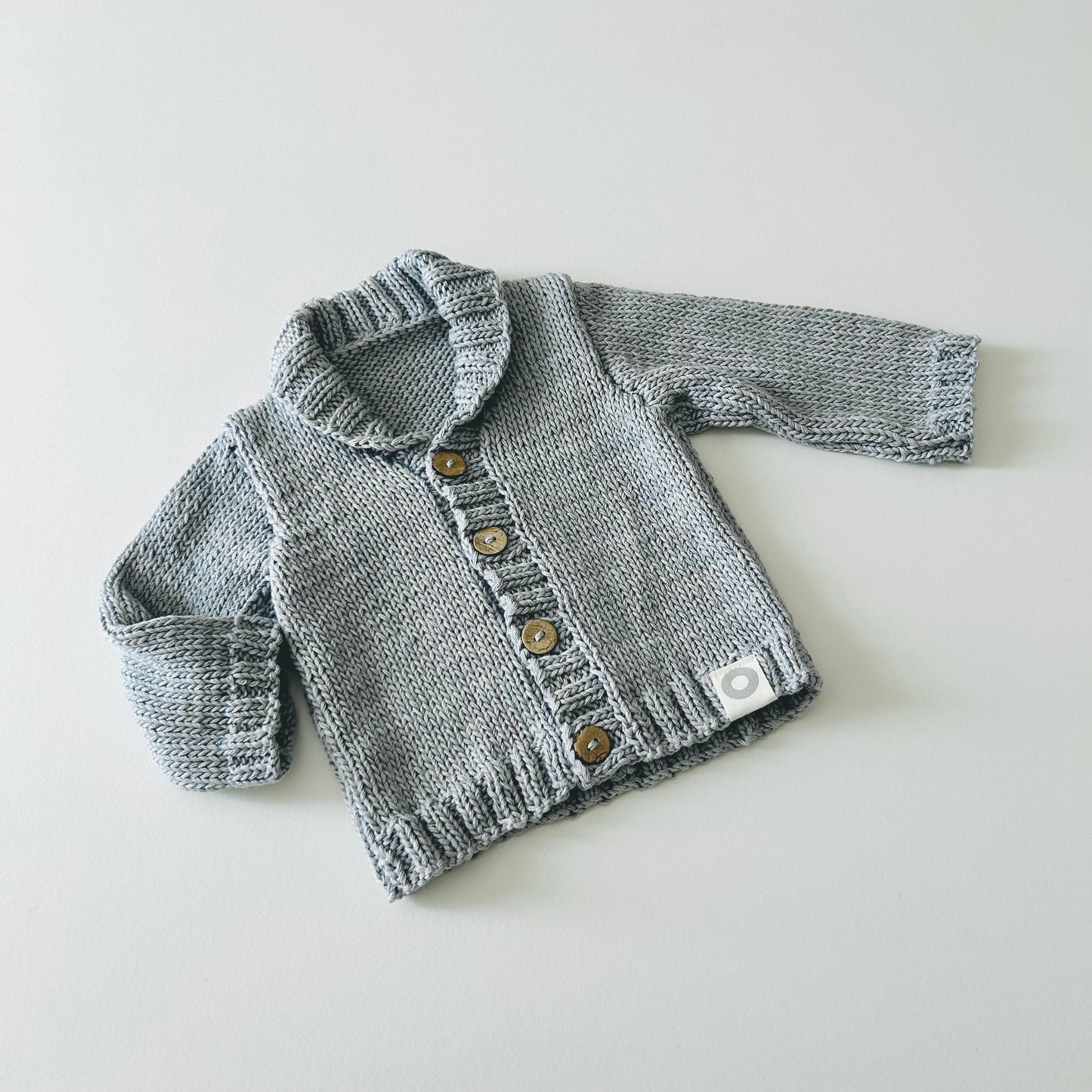Aaron Cardigan - Dusty Blue