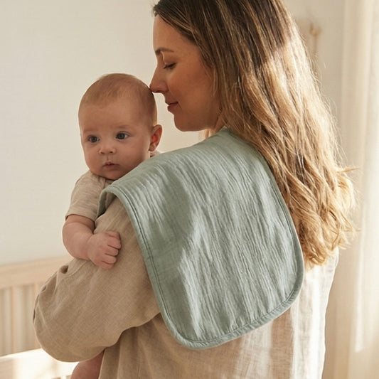 Burp Cloth - Pale Olive