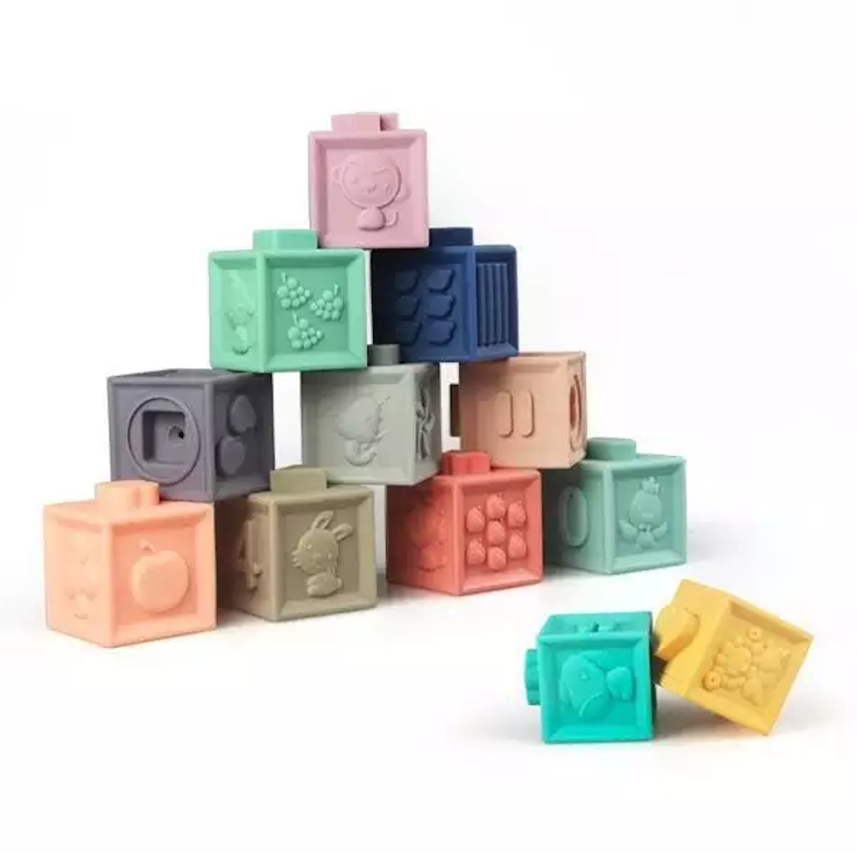 Silicone Soft Educational Blocks
