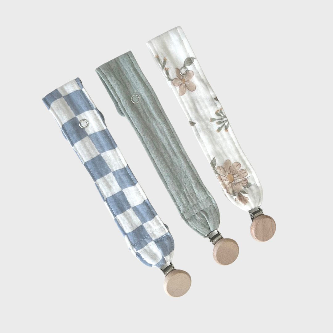 Muslin Pacifier Clip