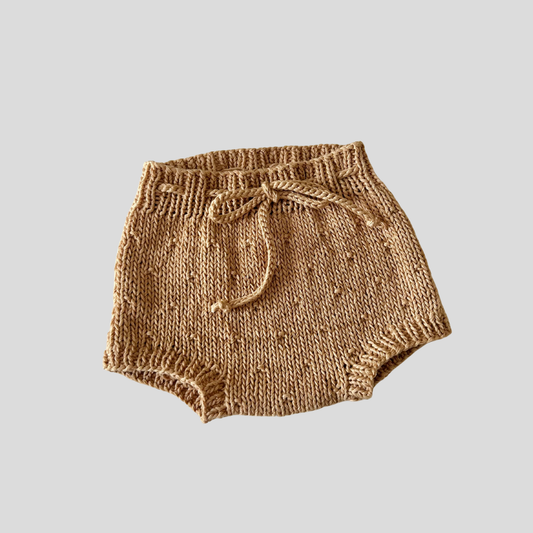 Knitted Bloomer - Camel