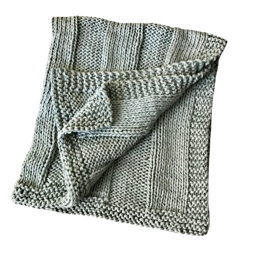 Knitting Kit - Ribbed Baby Blanket