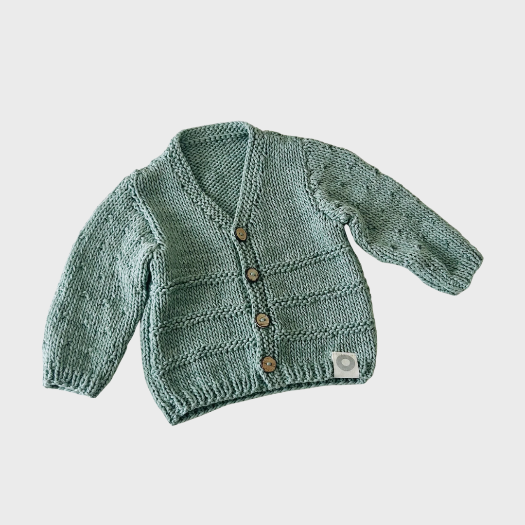 Vintage Cardigan - Pale Olive