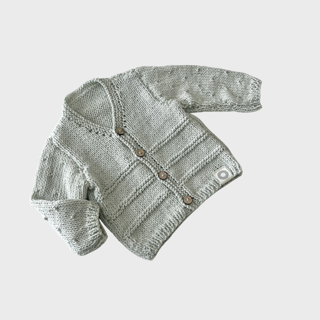 Vintage Cardigan - Stone-grey