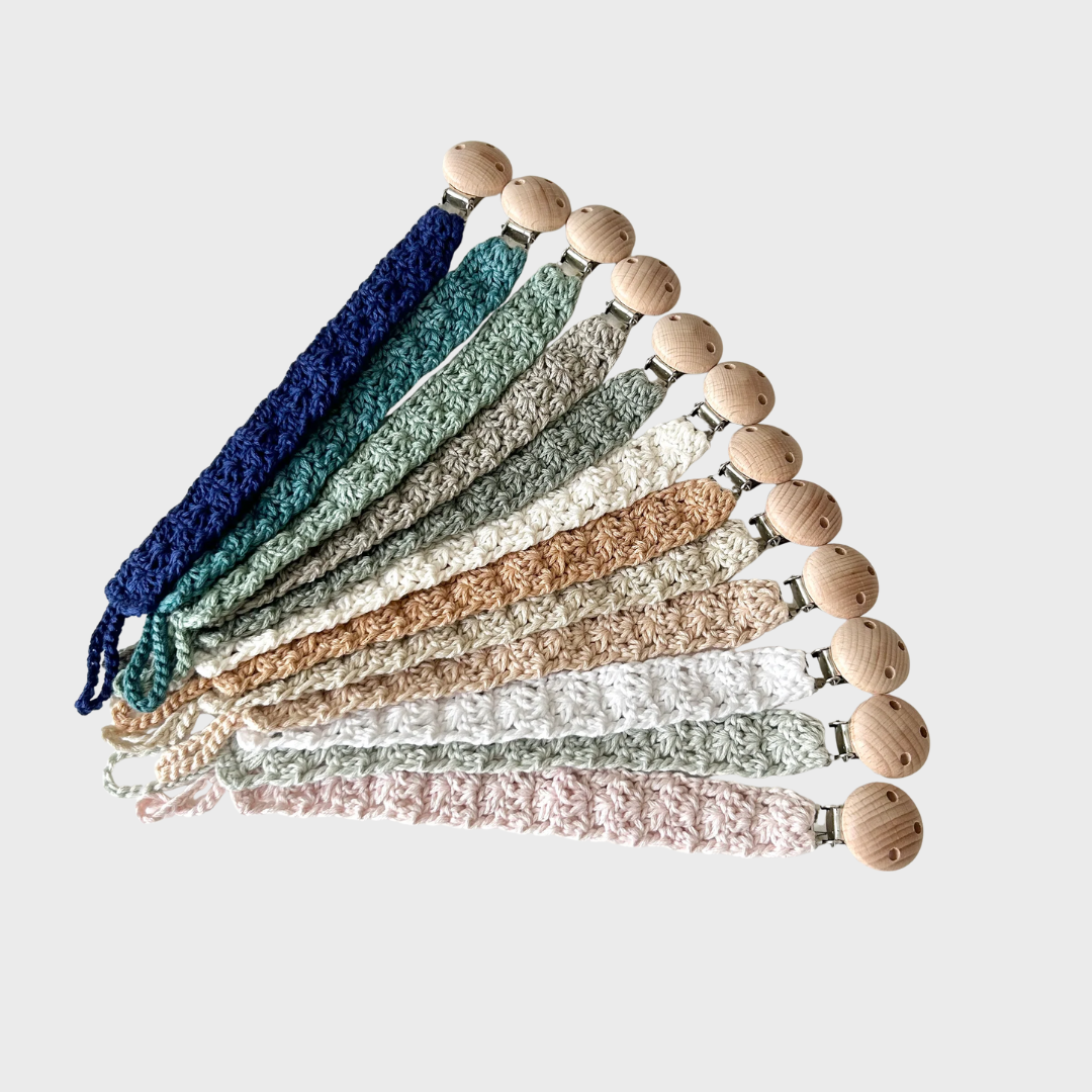 Crocheted Pacifier Clip