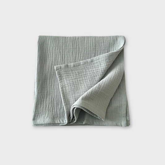 Muslin Blanket - Pale Olive