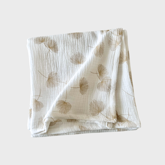 Muslin Blanket - Beige Dandelion