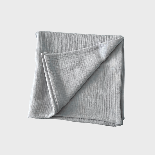 Muslin Blanket - Dusty Blue