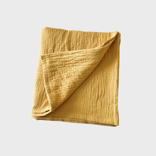 Muslin Blanket - Mustard