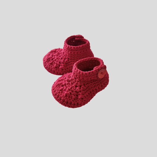 Ankle Bootees - Red
