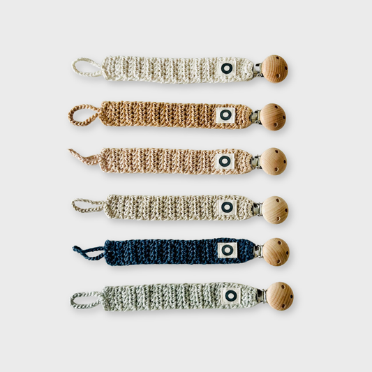 Crocheted Pacifier Clip