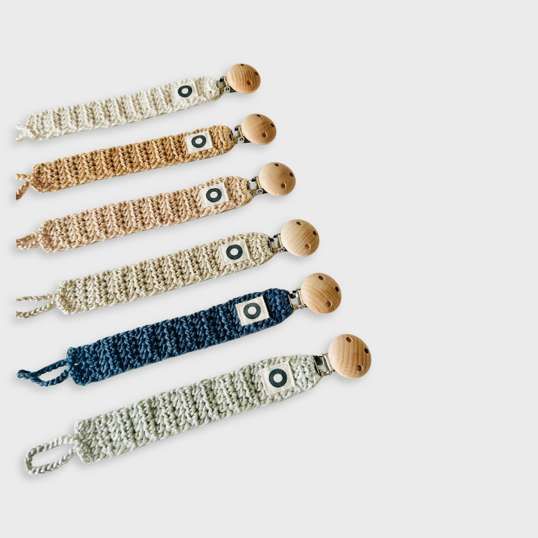 Crocheted Pacifier Clip
