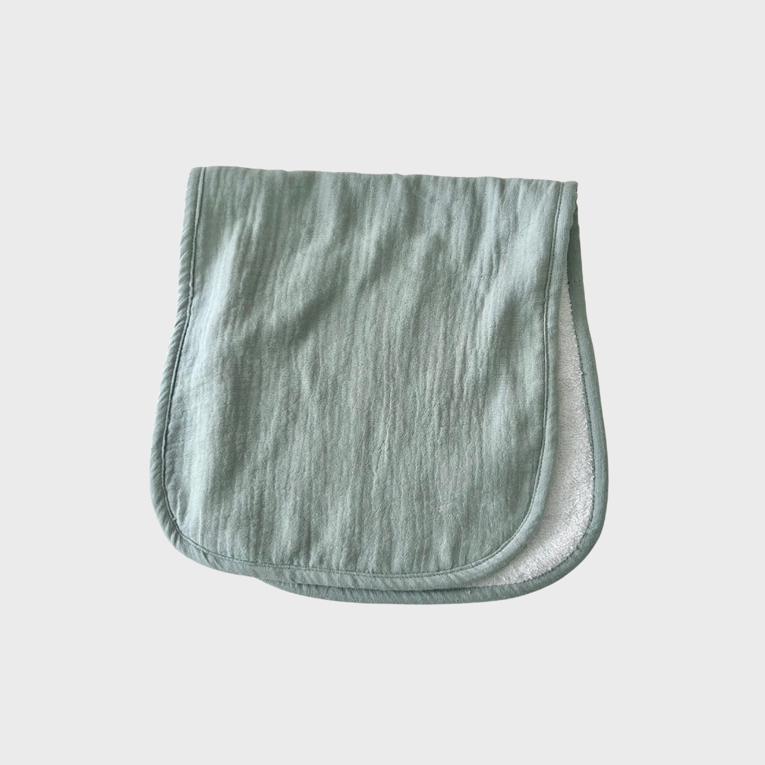 Burp Cloth - Pale Olive