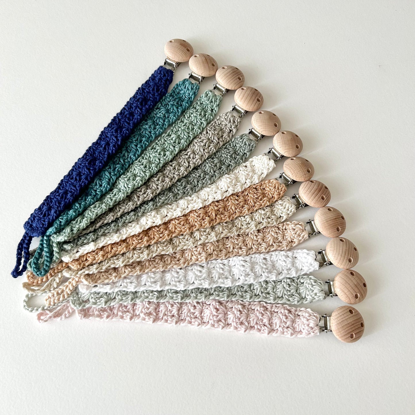 Crocheted Pacifier Clip