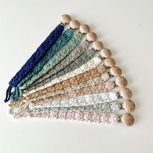 Crocheted Pacifier Clip
