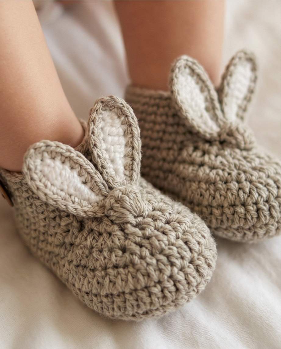Bunny Bootees