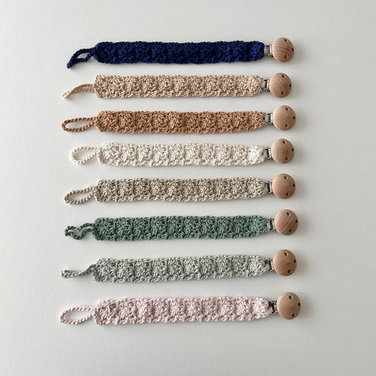 Crocheted Pacifier Clip