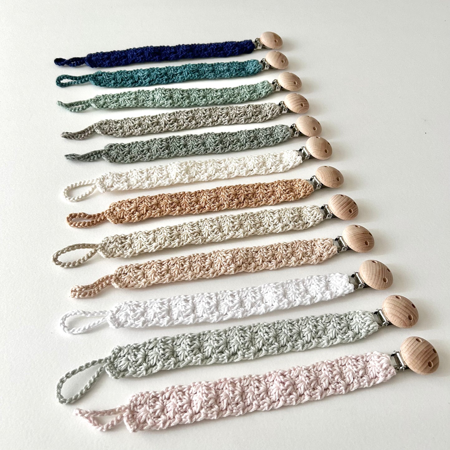 Crocheted Pacifier Clip