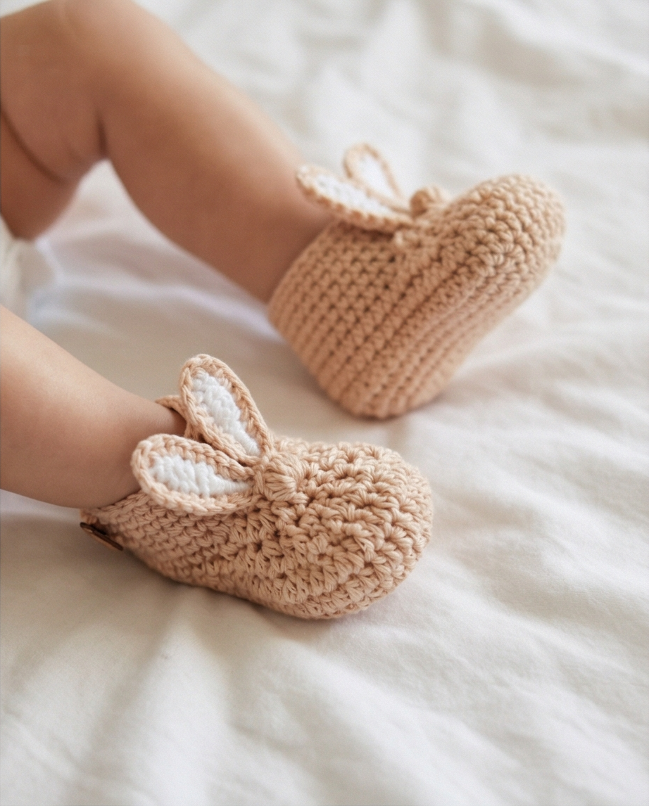 Bunny Bootees