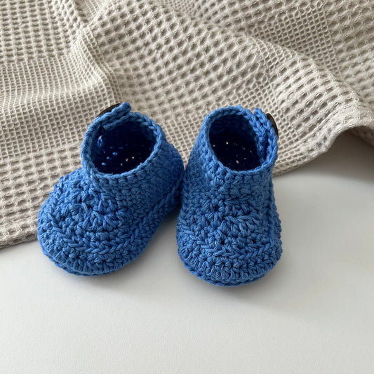 Ankle Bootees - Cobalt