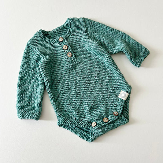 Finley Romper - Pine Green