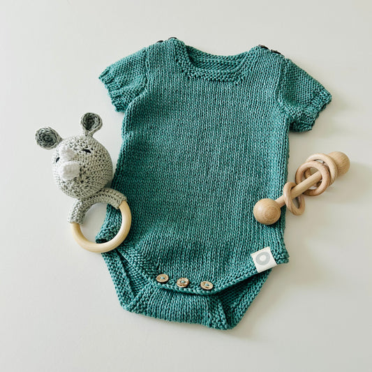 Finn Romper - Pine Green