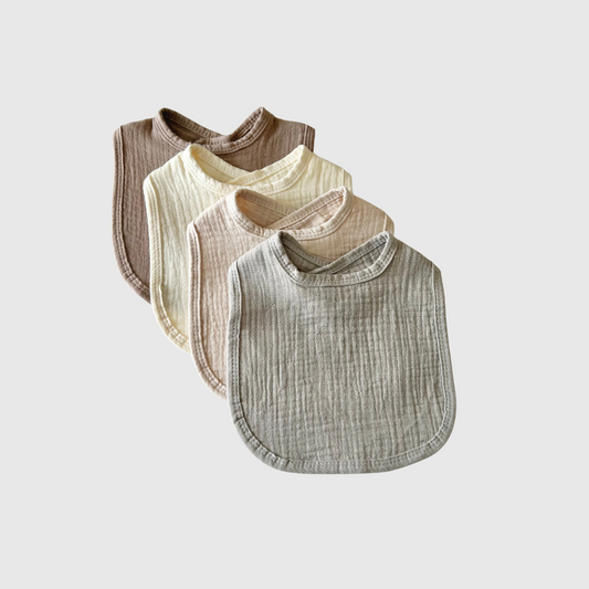 Baby Bibs - Pack of 4 - Neutral