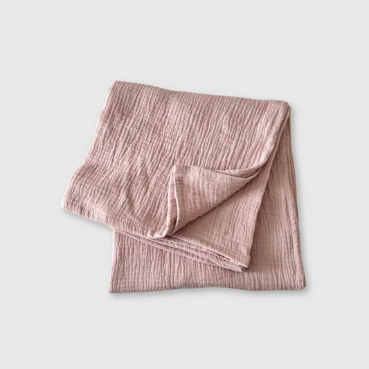 Muslin Blanket - Dusty Pink