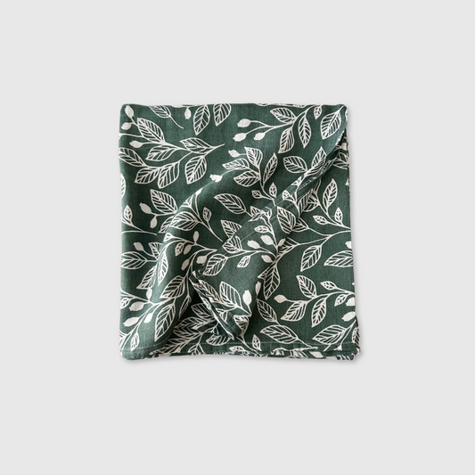 Muslin Blanket - Sage Leaf
