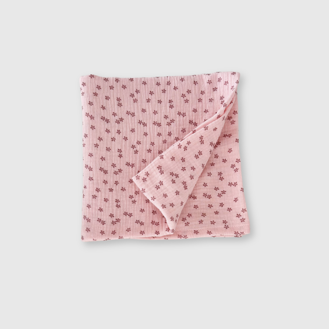 Muslin Blanket - Rose Bloom