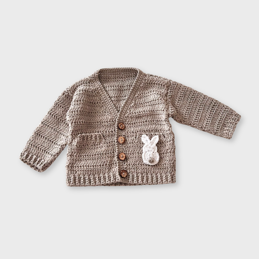 Bunny Cardigan - Taupe