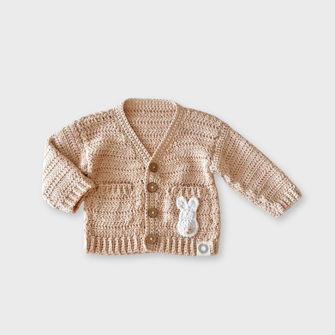 Bunny Cardigan - Biscuit