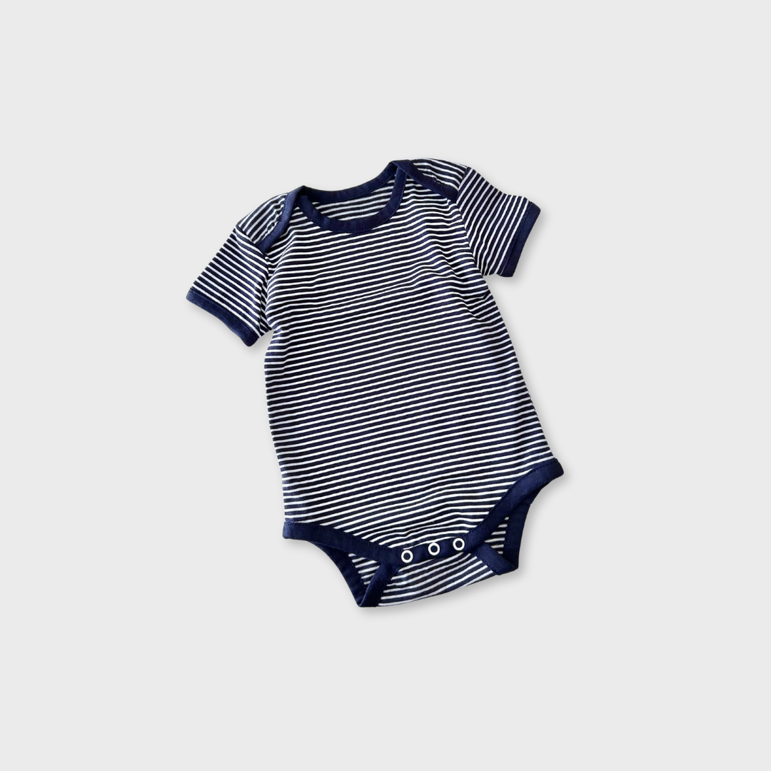 Navy Stripe Bodysuit