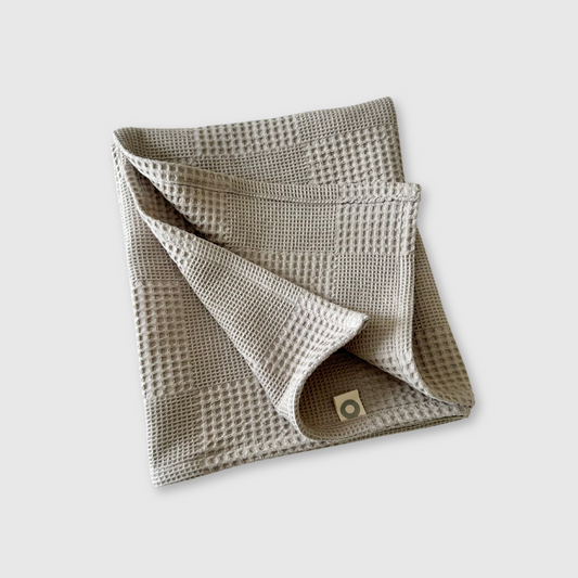 Waffle Blanket - Taupe